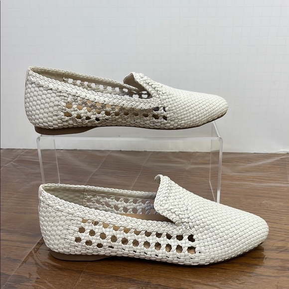 Birdies Shoes - Birdies White Perforated Flats
